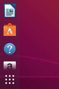 Ubuntu 16.04のランチャーではアイコンが折り畳まれていましたが、18.04では完全に省略されます。